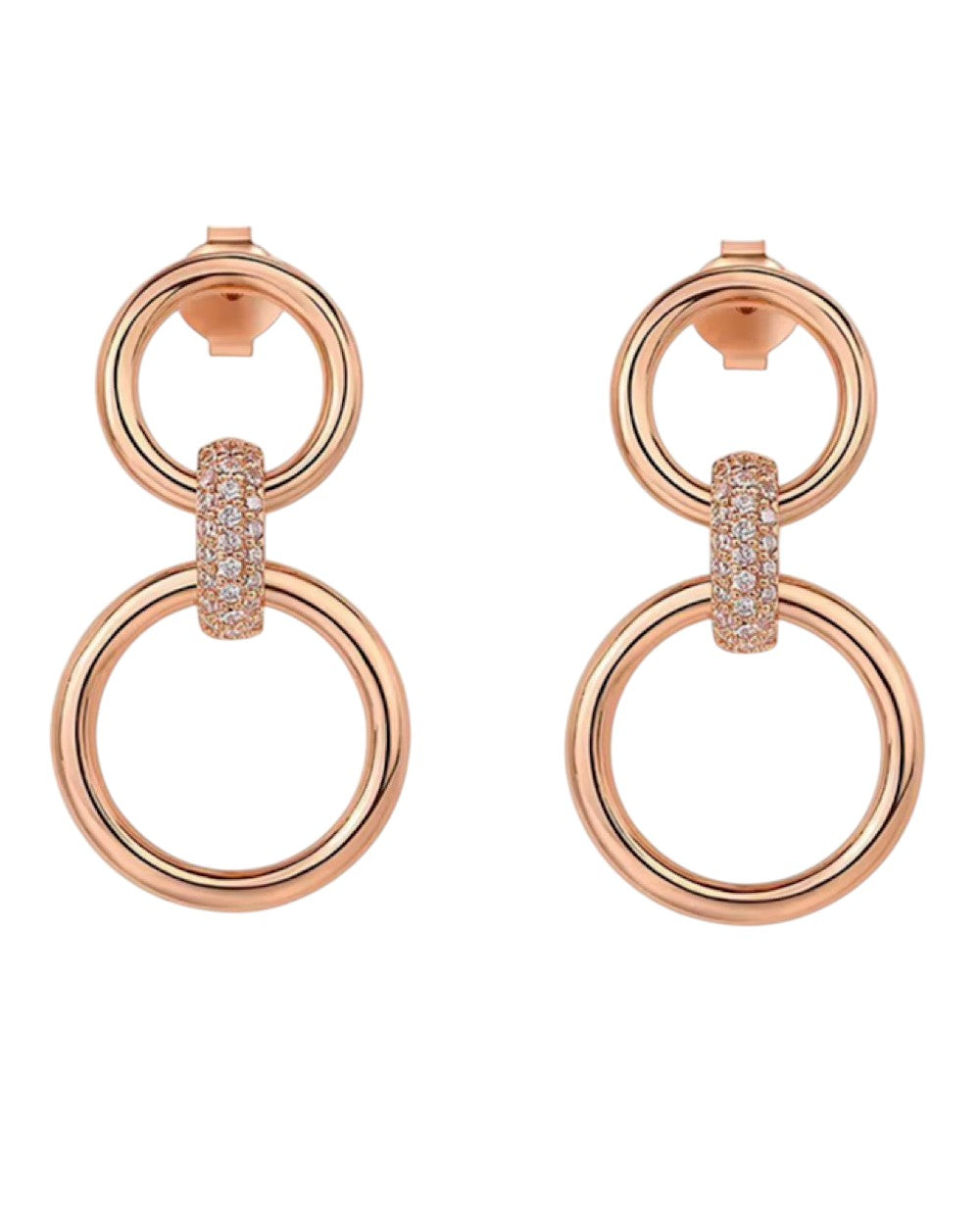 Brinco Circles Rosé
