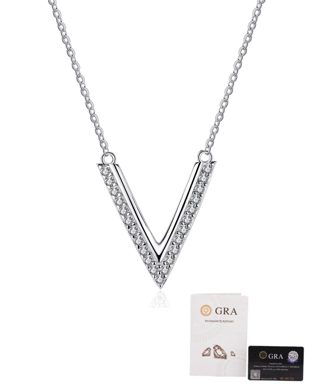 Colar Moissanite V
