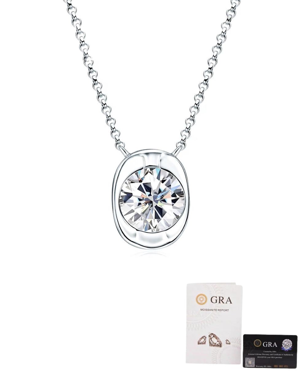 Colar The Eyrie Moissanite 2ct