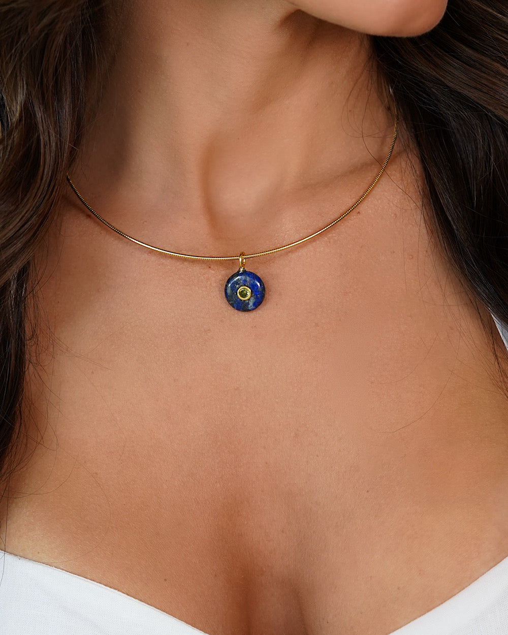 Pingente Pedra Natural Lápis-Lazúli