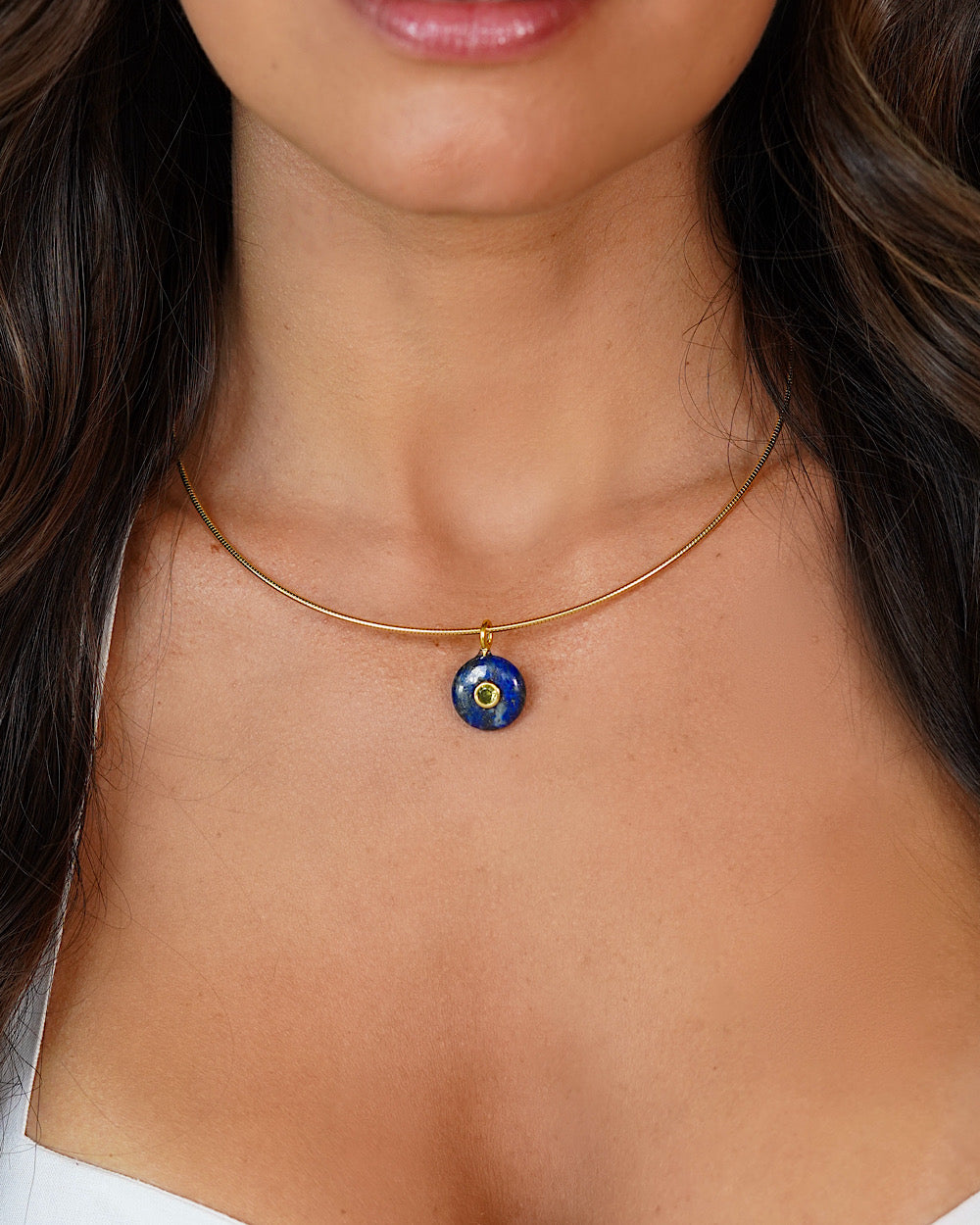 Pingente Pedra Natural Lápis-Lazúli