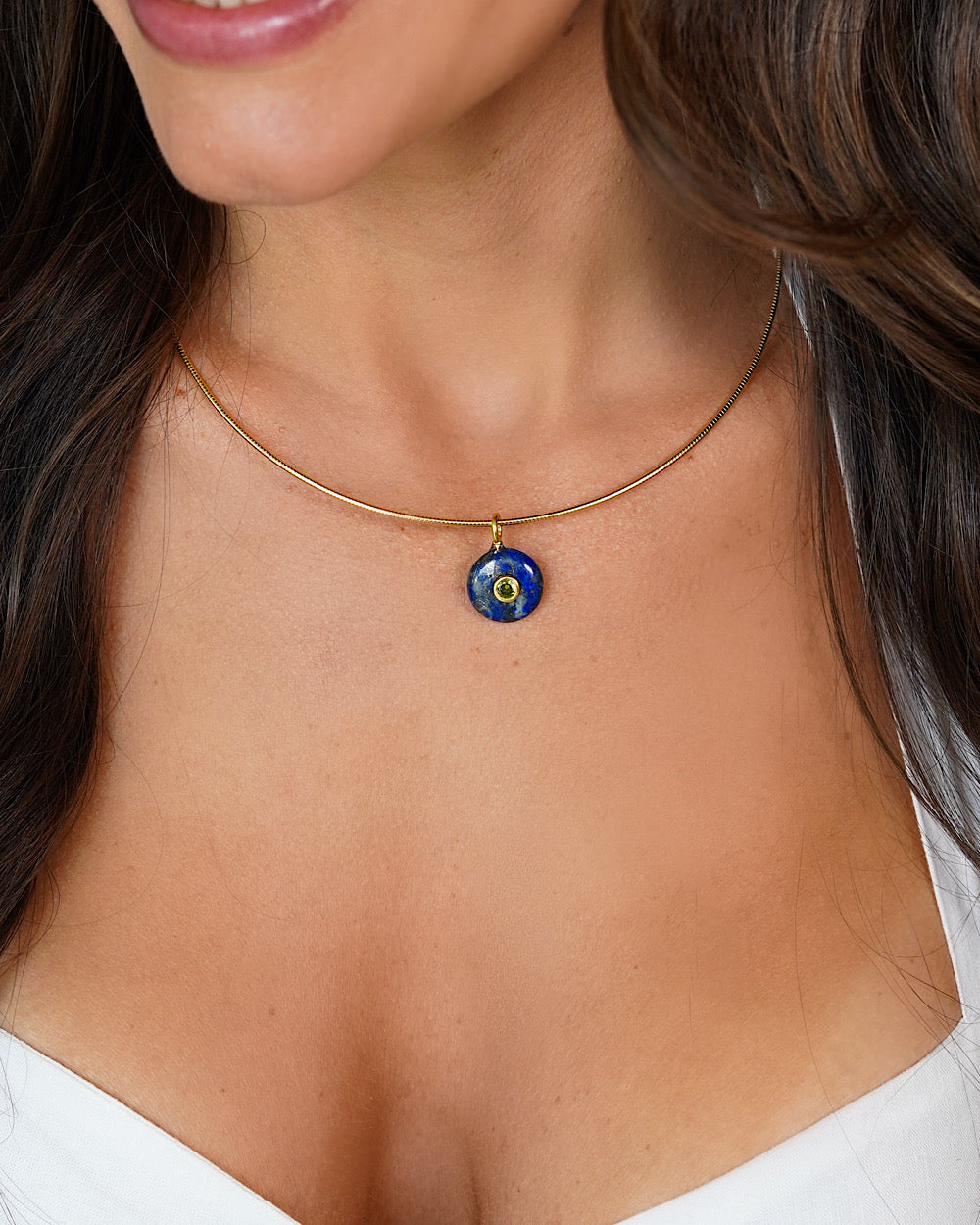 Pingente Pedra Natural Lápis-Lazúli