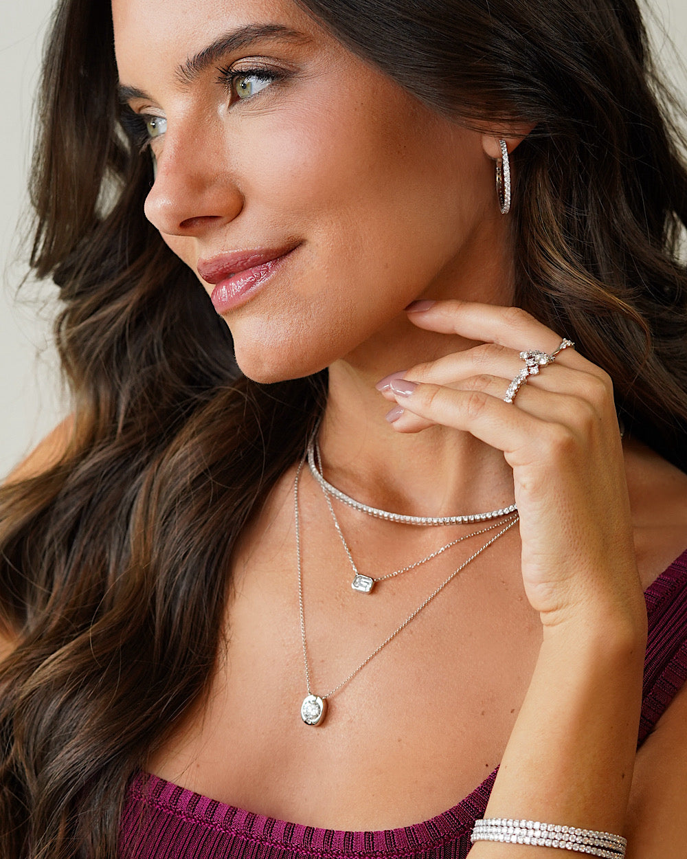 Colar The Eyrie Moissanite 2ct