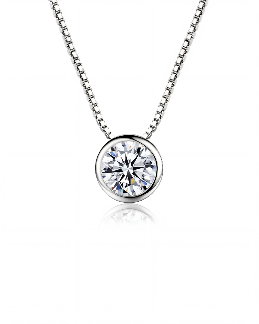 Colar Ponto de Luz Cravação Inglesa