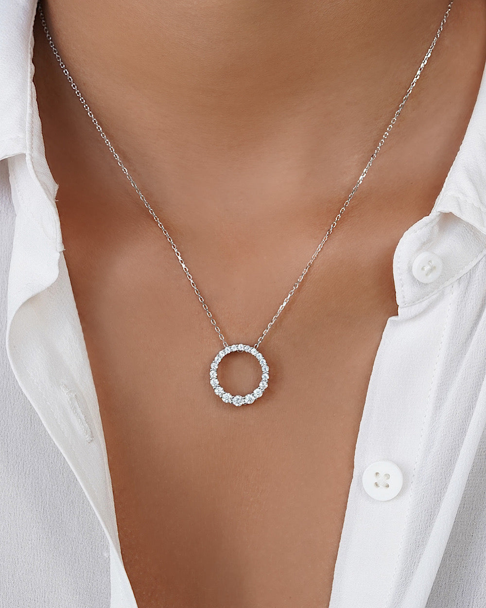 Colar Mandala Moissanite