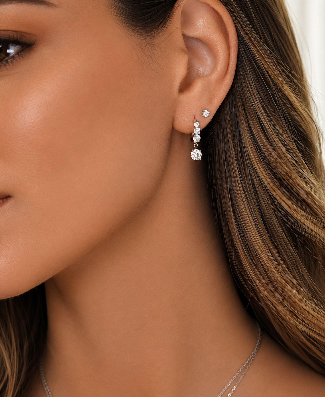 Argolinha Carolyn Moissanite Luxo
