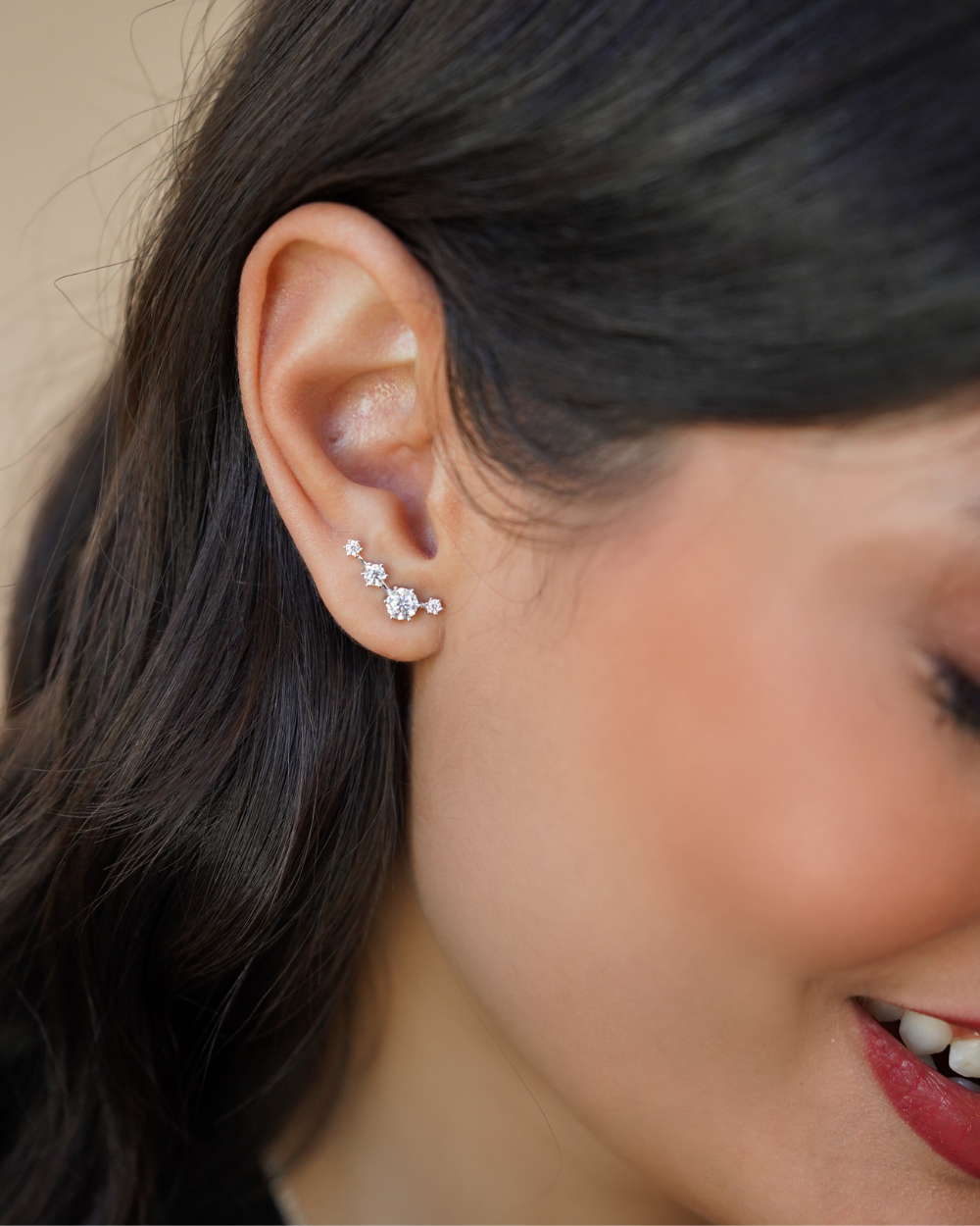 Ear Cuff Constelation Moissanites
