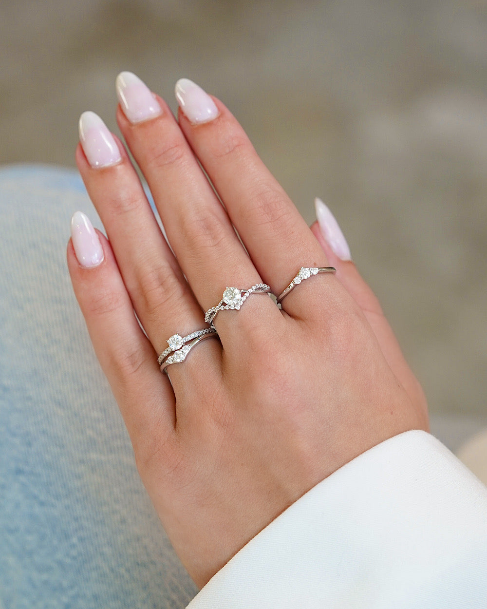 Anel Francesca Moissanite