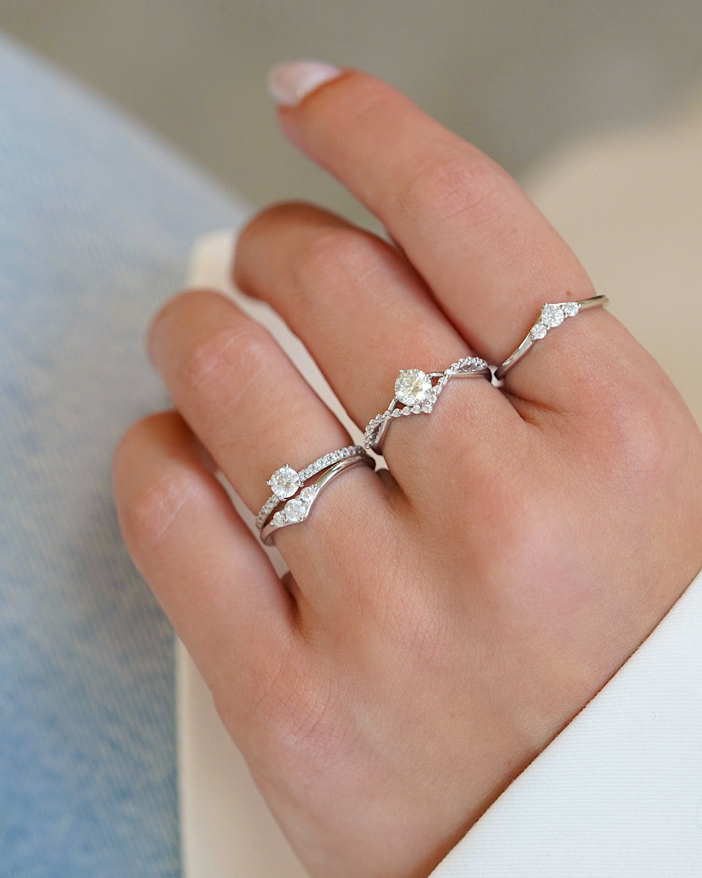 Anel Francesca Moissanite