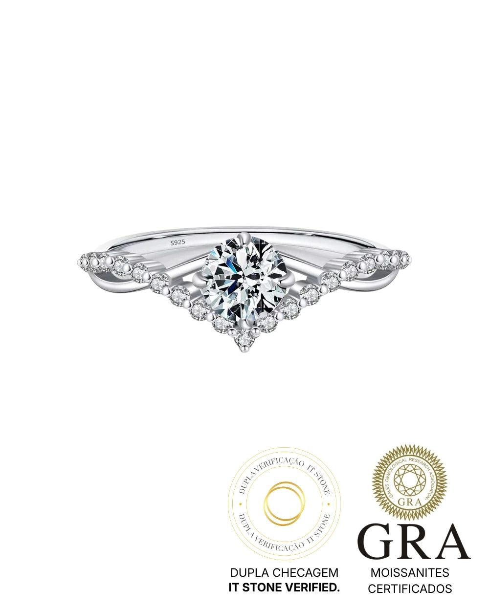 Anel Paradise Moissanite