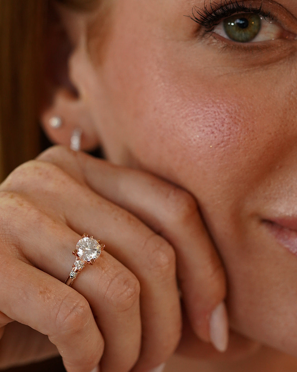 Anel Solitário Moissanite British 2ct