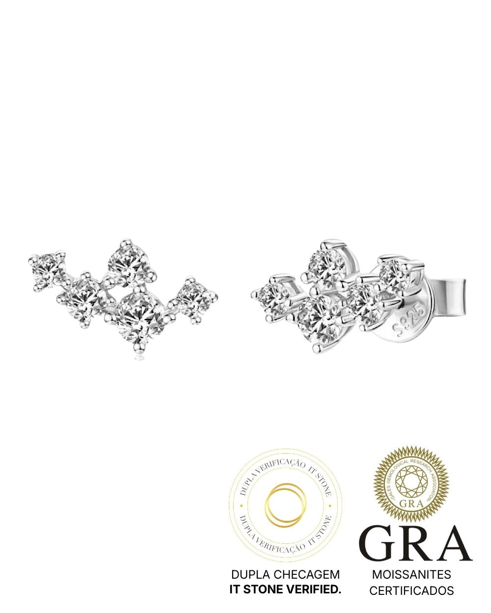 Brinco Multi Shine Moissanite