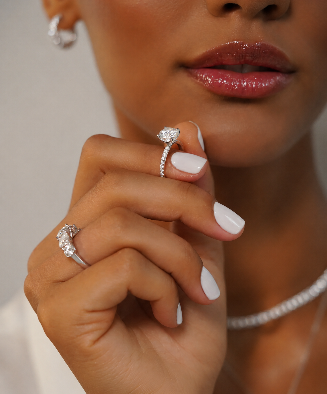 Anel Luxo Saud Moissanites — detalhe 3 | IT STONE