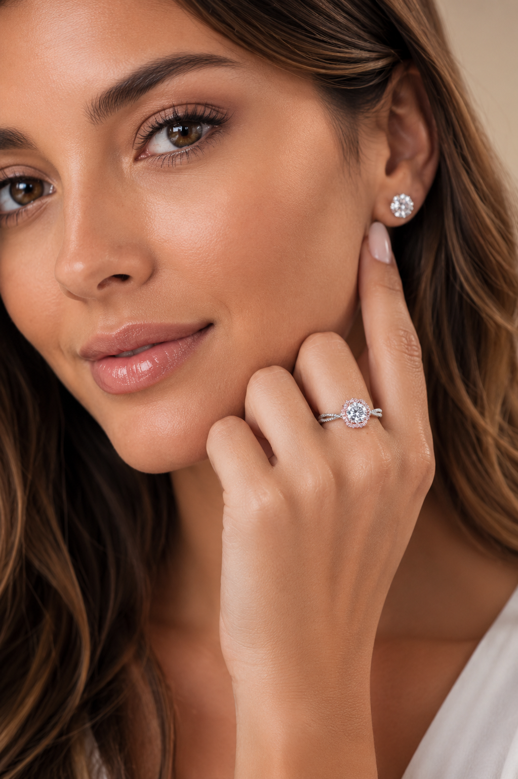 Anel Luxury Éden Moissanite