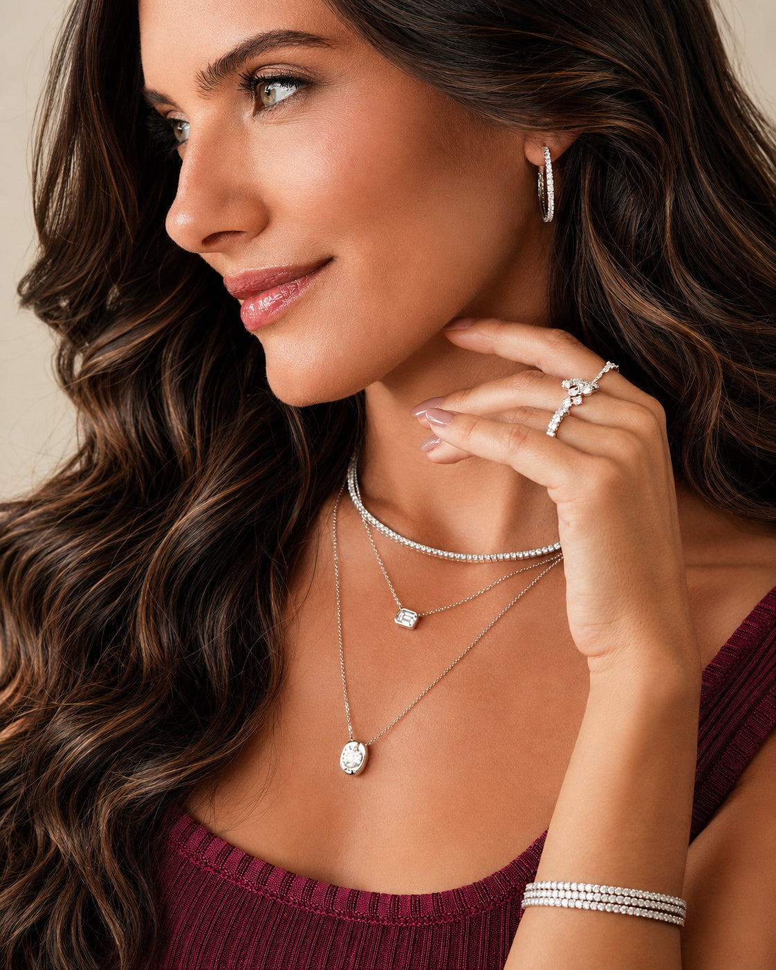 Colar The Eyrie Moissanite 2ct