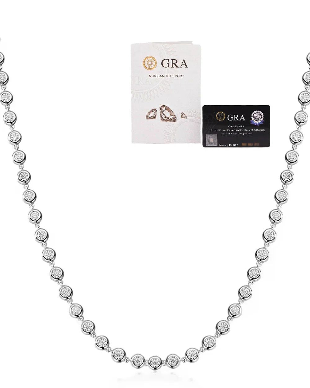 Choker Moissanite Tiffy Lights Luxo