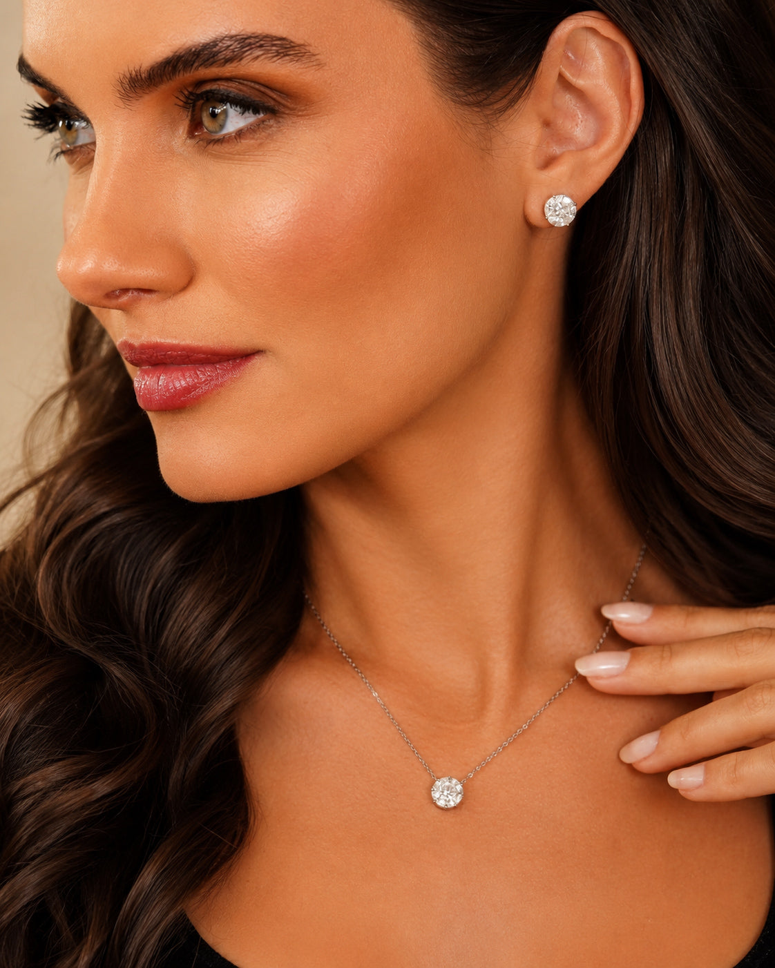 Colar Illusion Moissanite