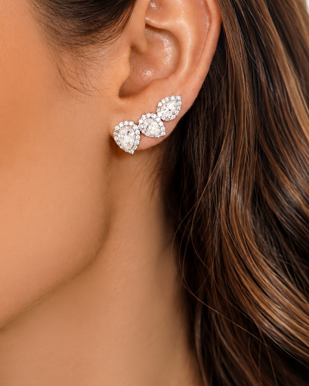 Ear Cuff J-Lo Moissanite