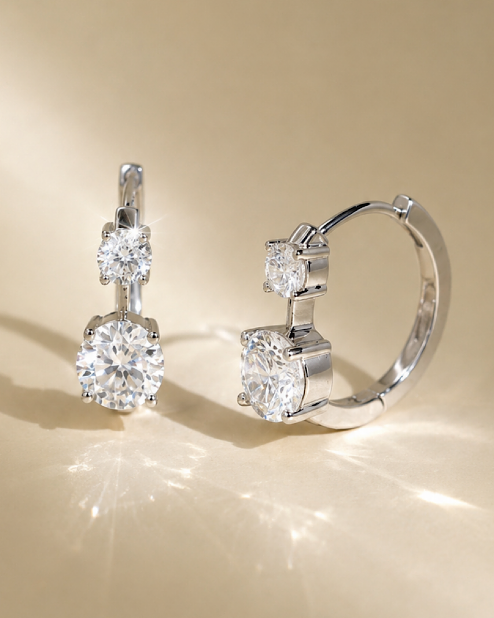 Argolinha Double Million Moissanite