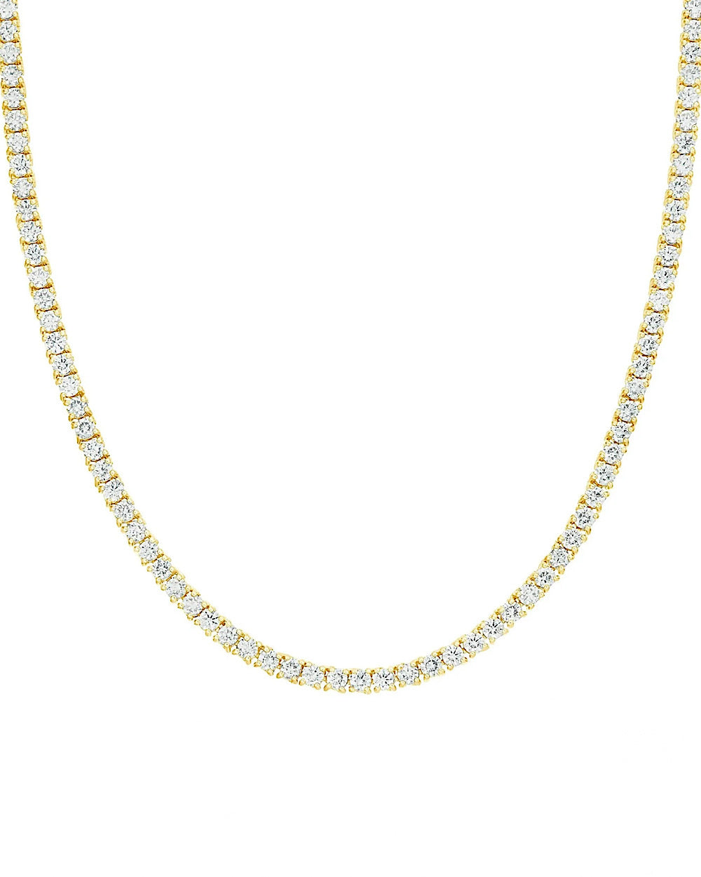 Colar Riviera Luxo Gold 3mm 45 cm