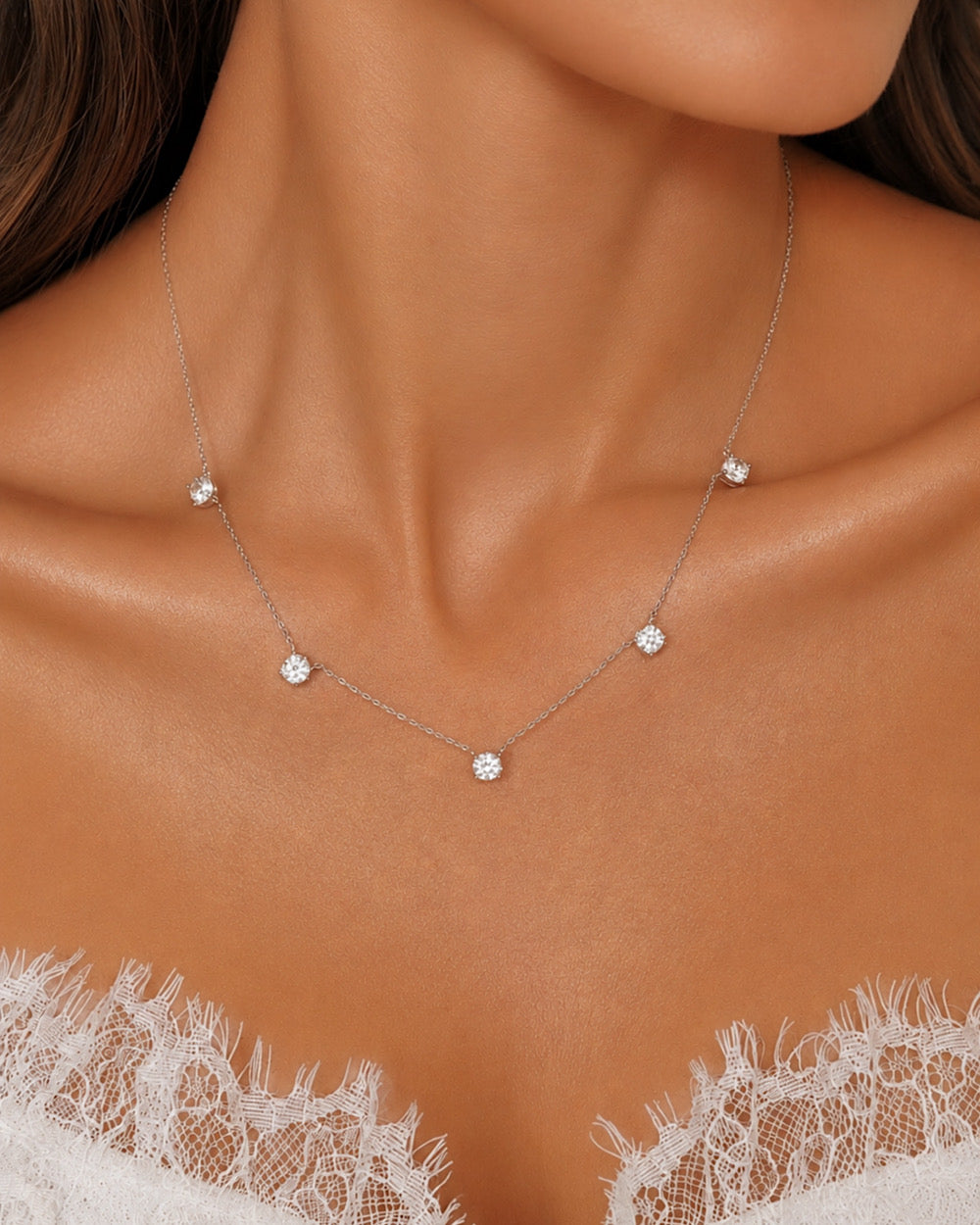 Colar Bright Lights Moissanite