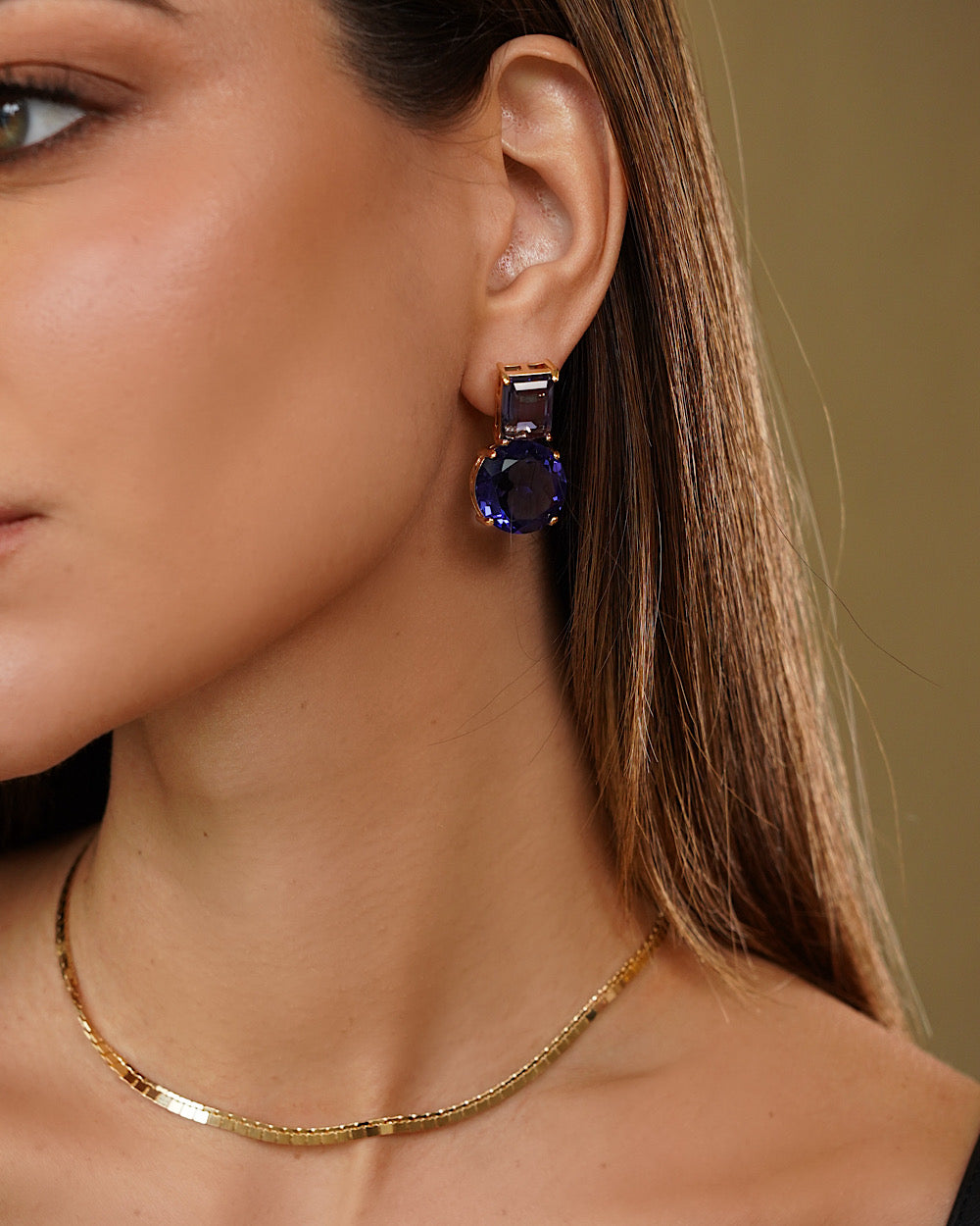 Brinco Naomi Tanzanita — detalhe 4 | IT STONE