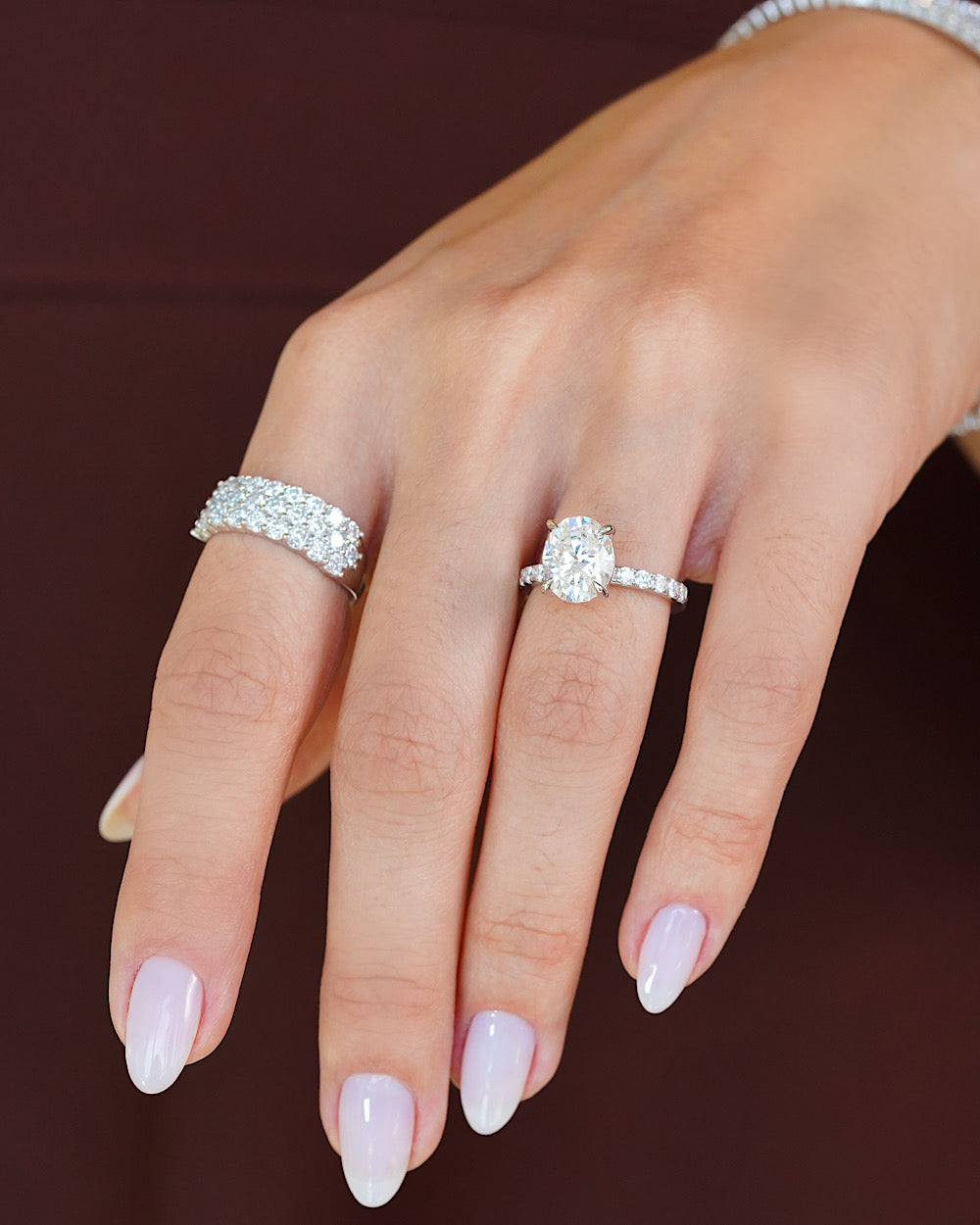 Anel Solitário Sienna Moissanite Oval — detalhe 5 | IT STONE