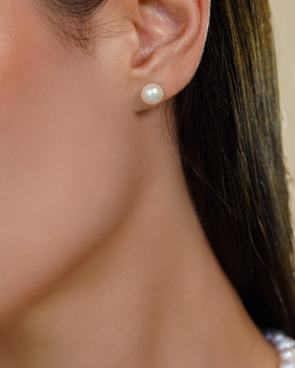 Brinco Pérola 8mm