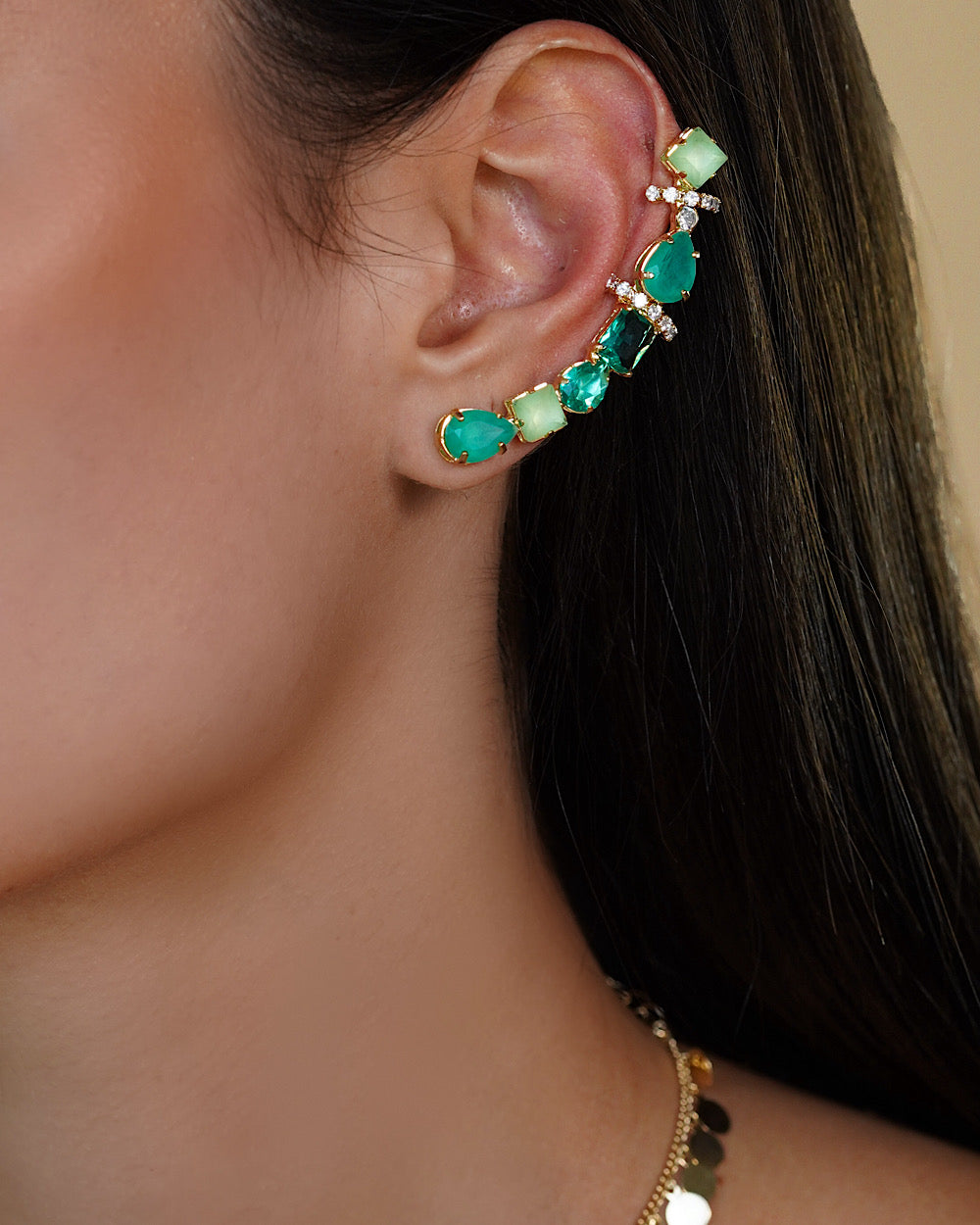 Ear Cuff Greenary