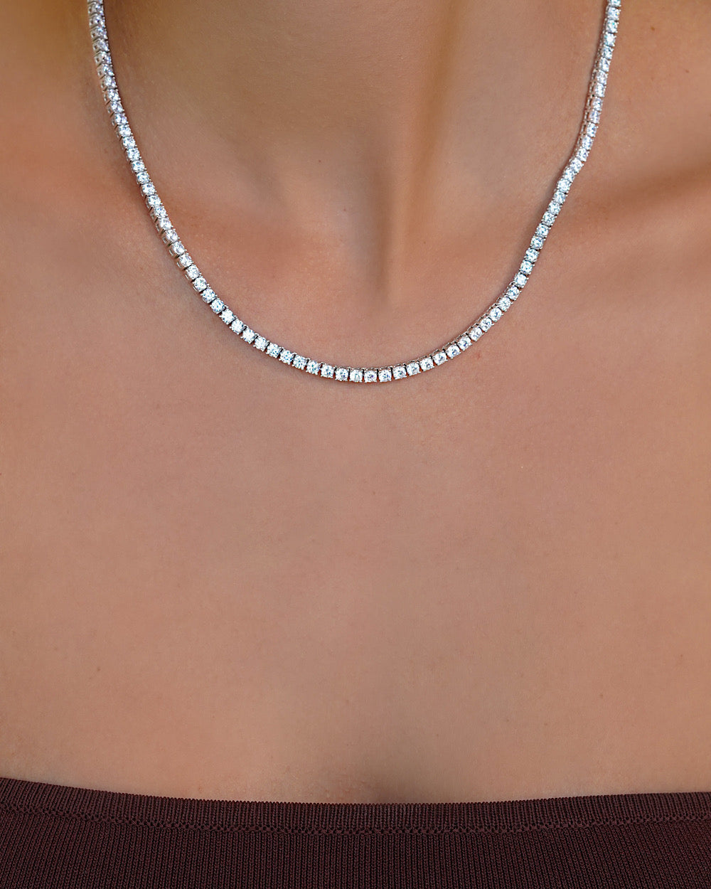 Colar Riviera Luxo 3mm 45 cm