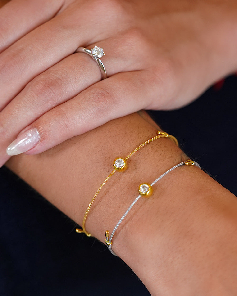 Pulseira Erie Moissanite Gold