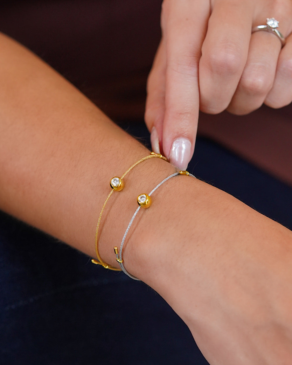 Pulseira Erie Moissanite Gold