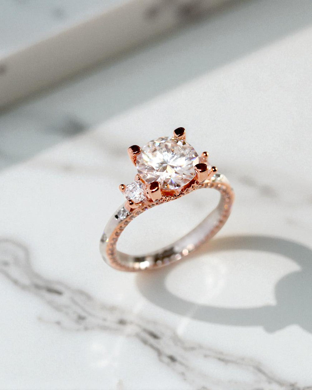 Anel Solitário Moissanite British 2ct