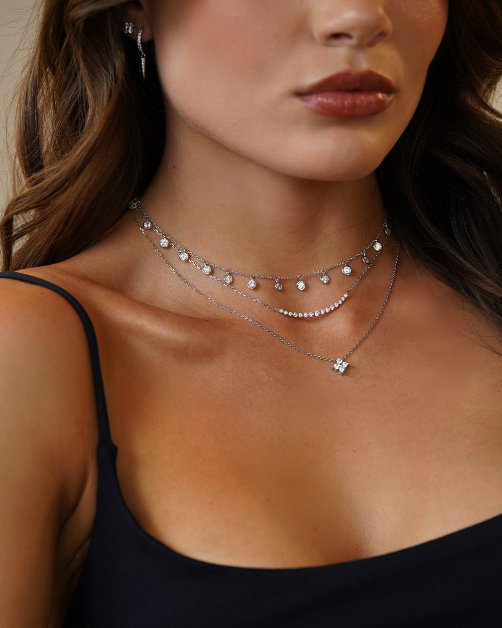 Choker Pontos de Luz Luxo