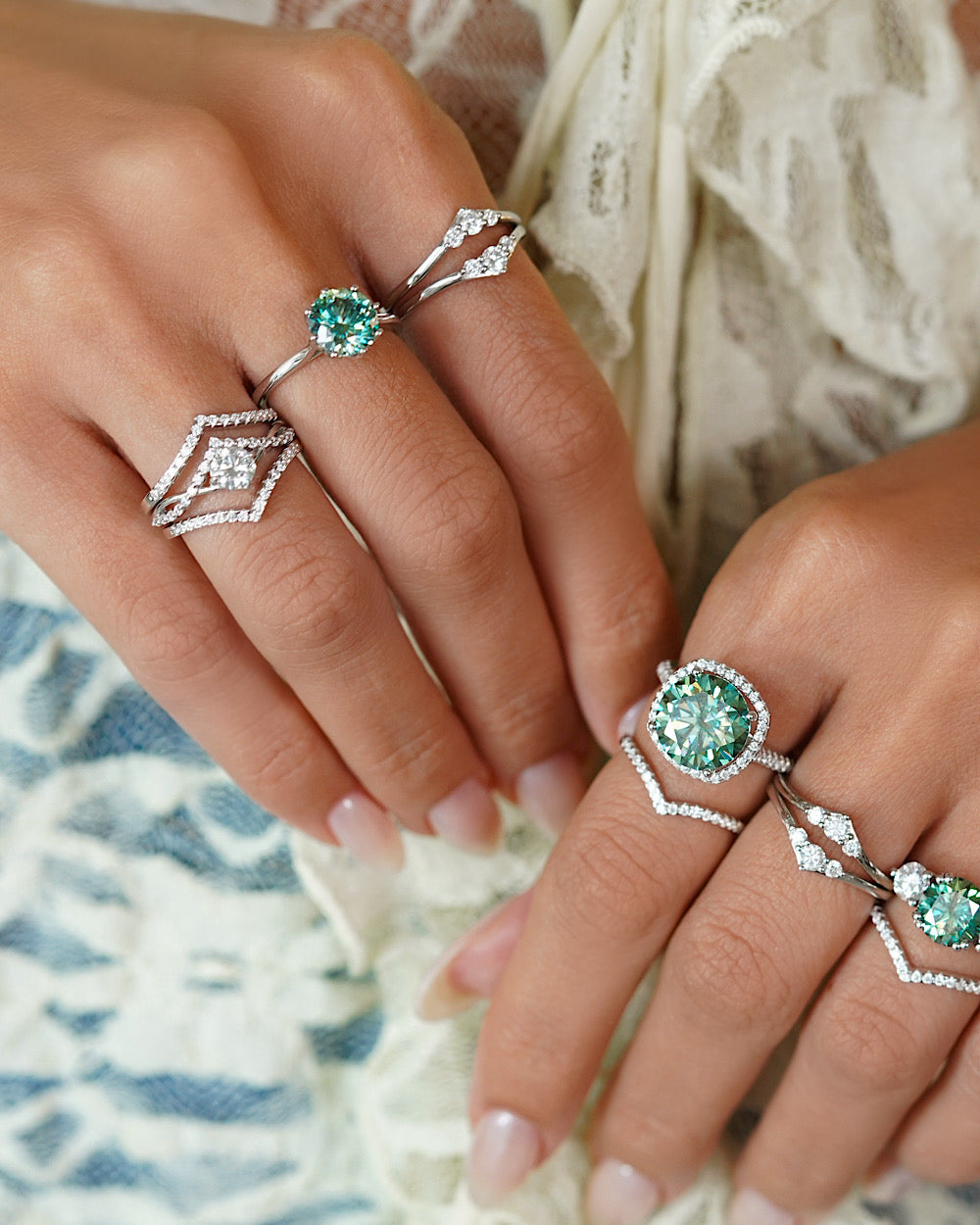 Anel Francesca Moissanite