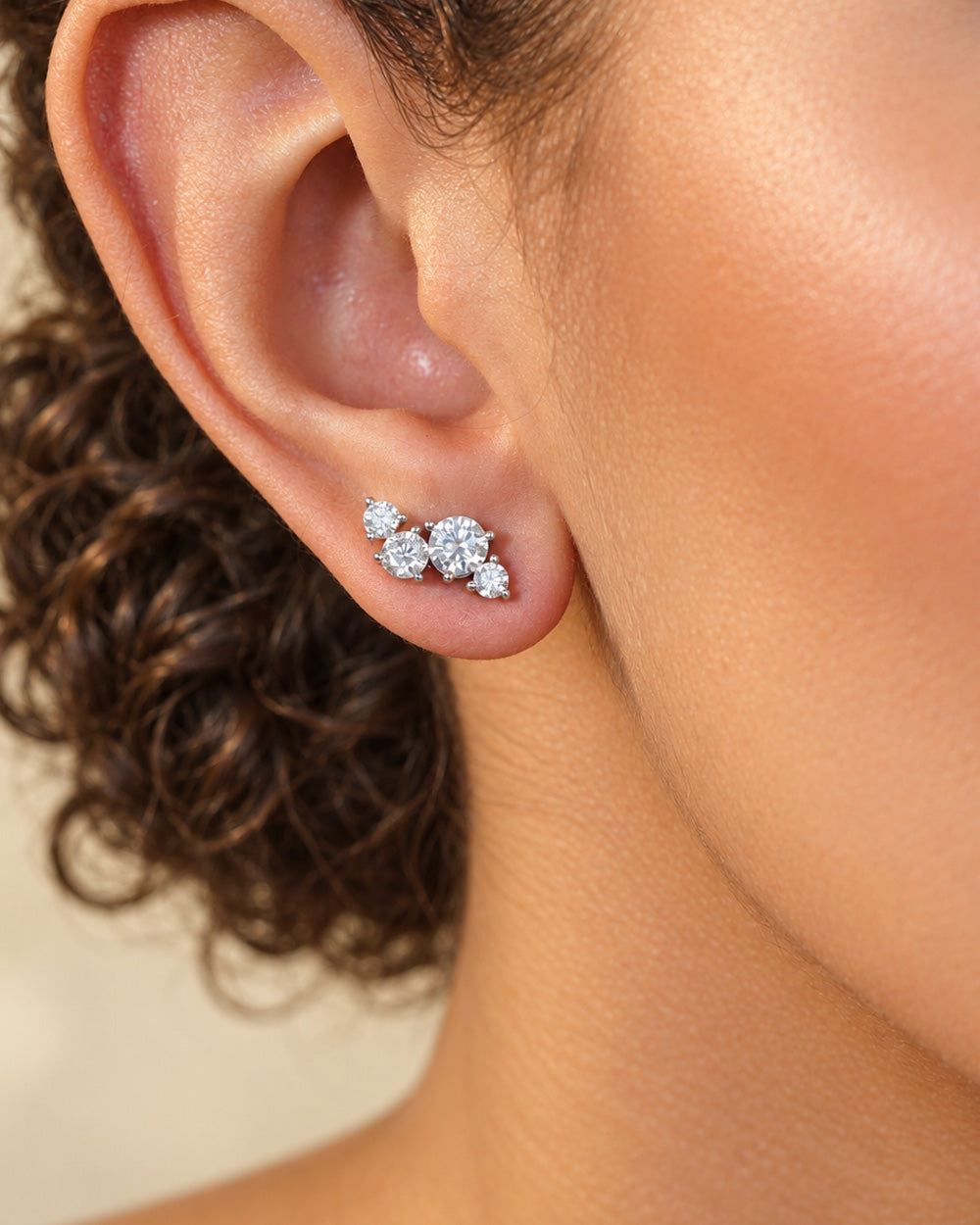 Ear Cuff Stellar Moissanite