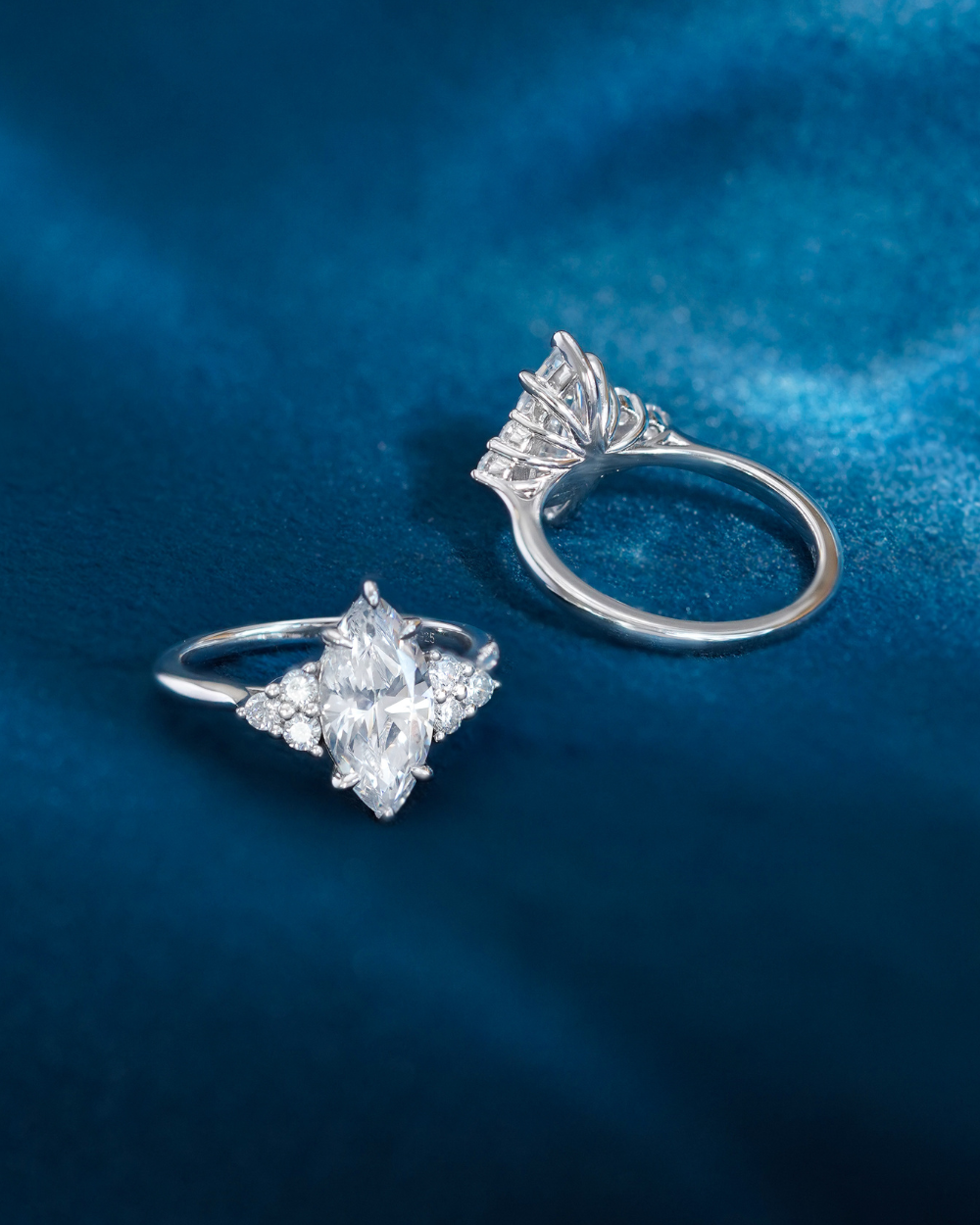 Anel Serena Navete Luxo