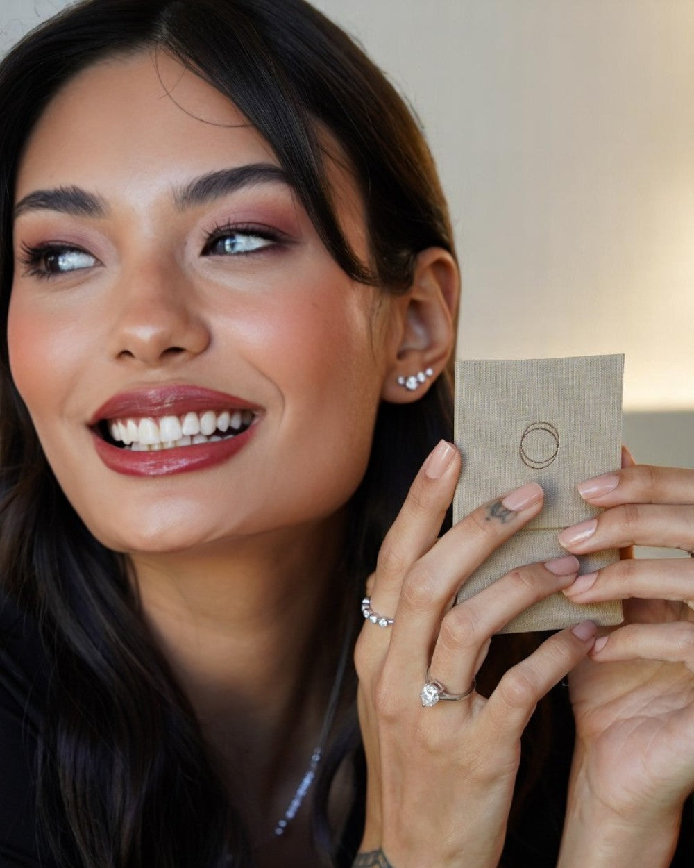 Anel Solitário Pear Shape Moissanite 2ct