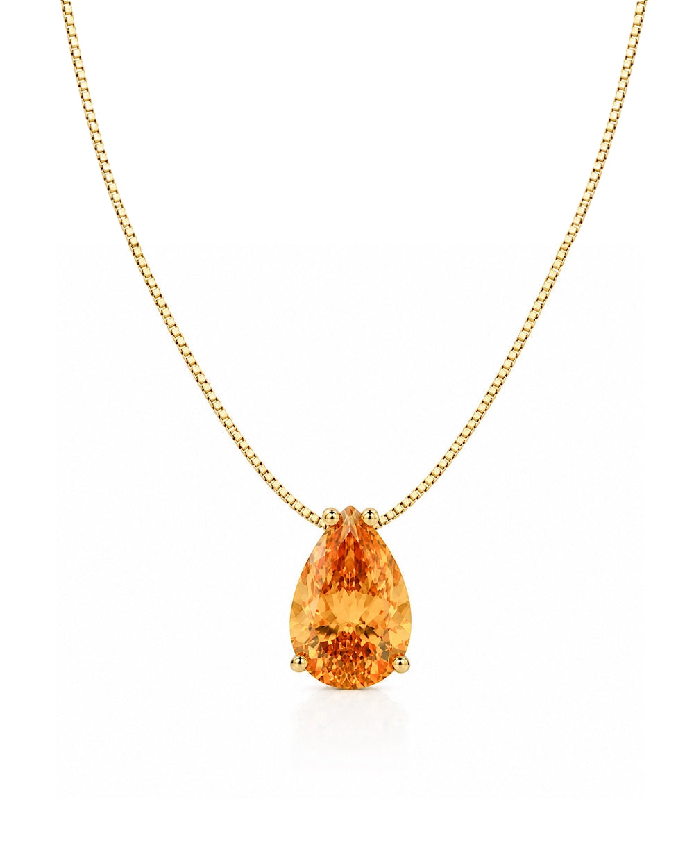 Colar Gota Topázio Imperial