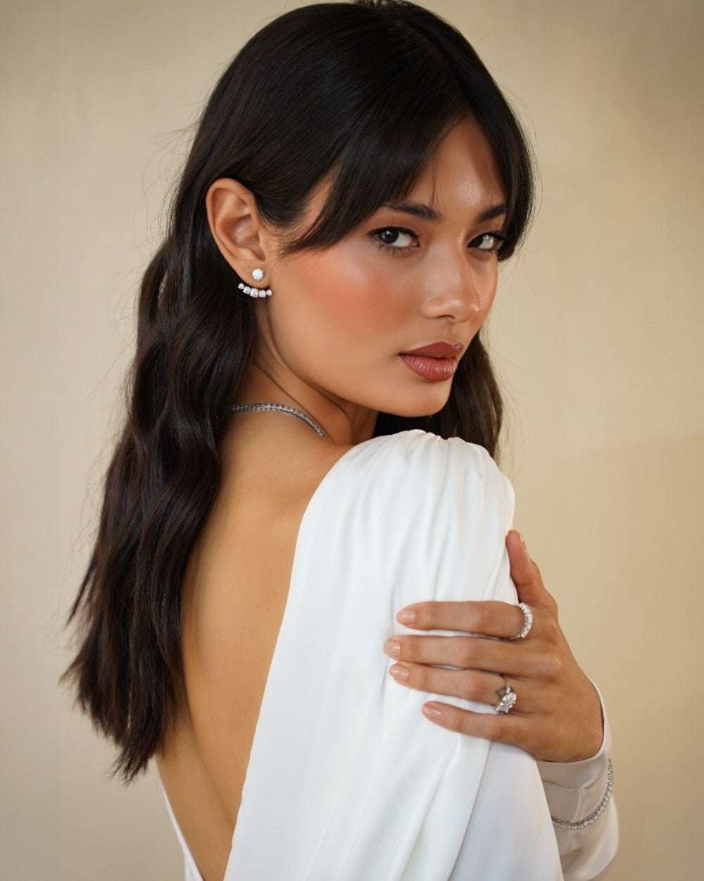 Ear Jacket Margot Moissanite Luxury