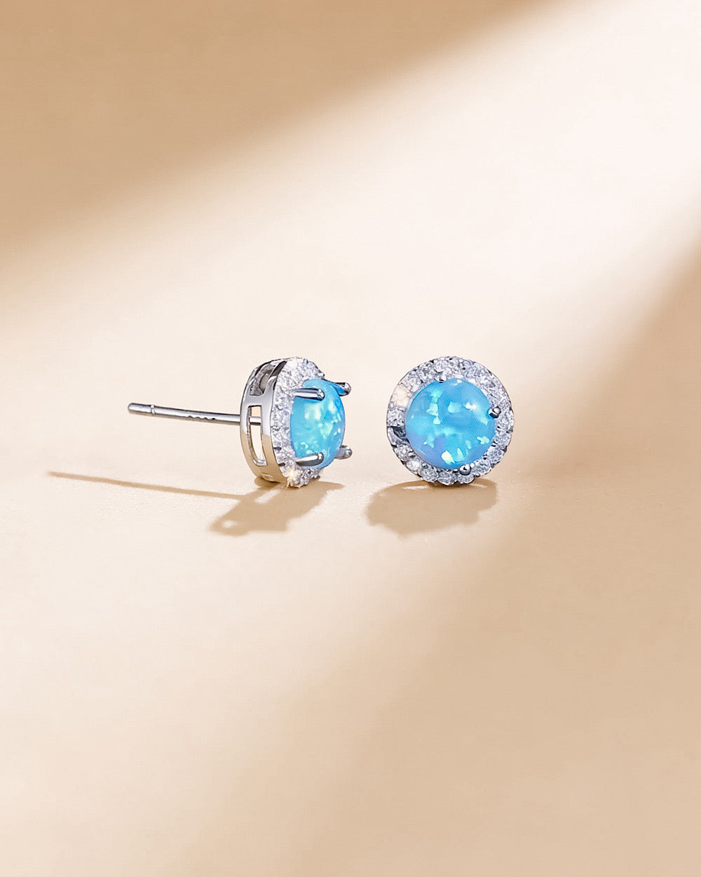 Brinco Blue Opala Luxo