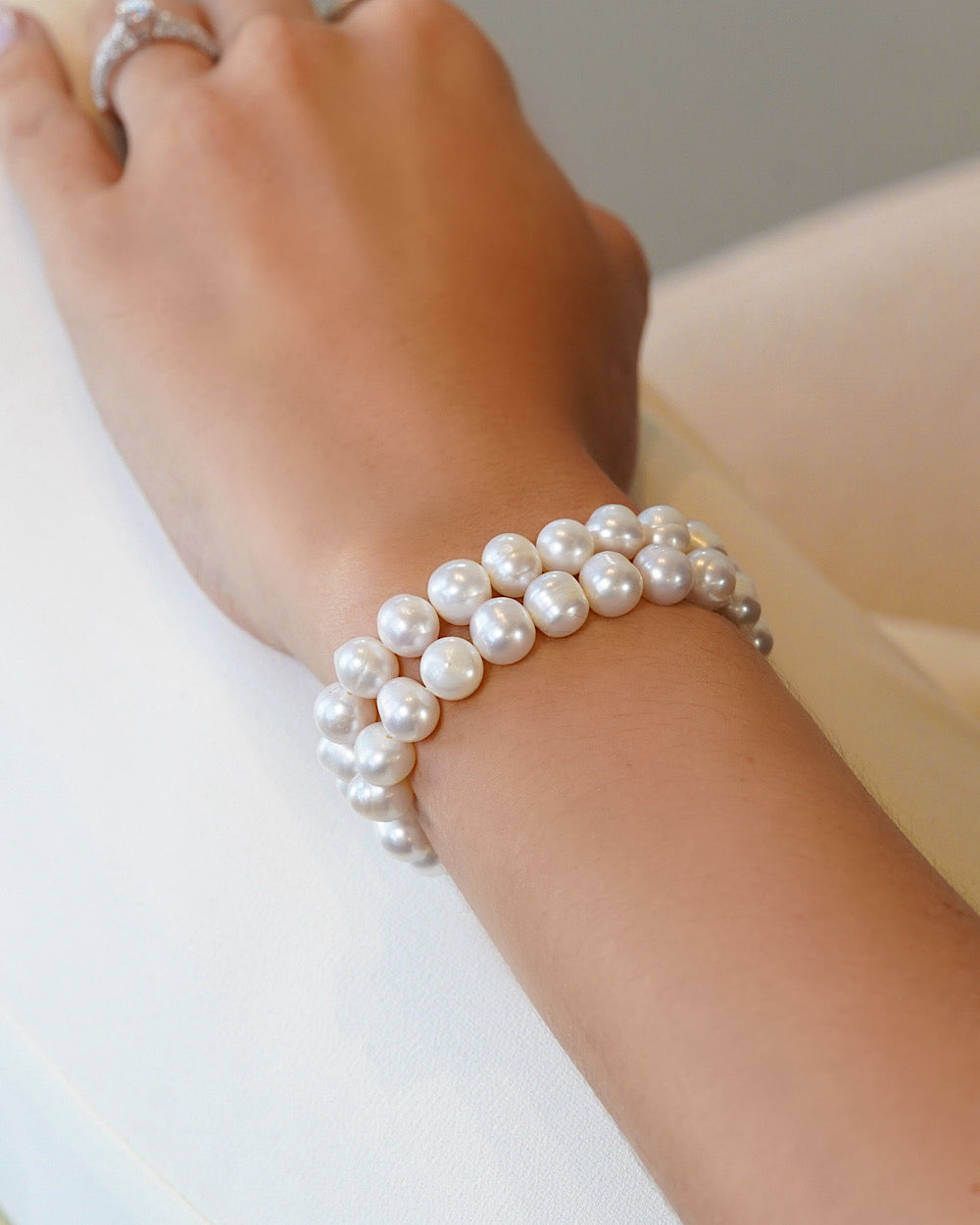 Pulseira Pérolas Naturais 15 cm