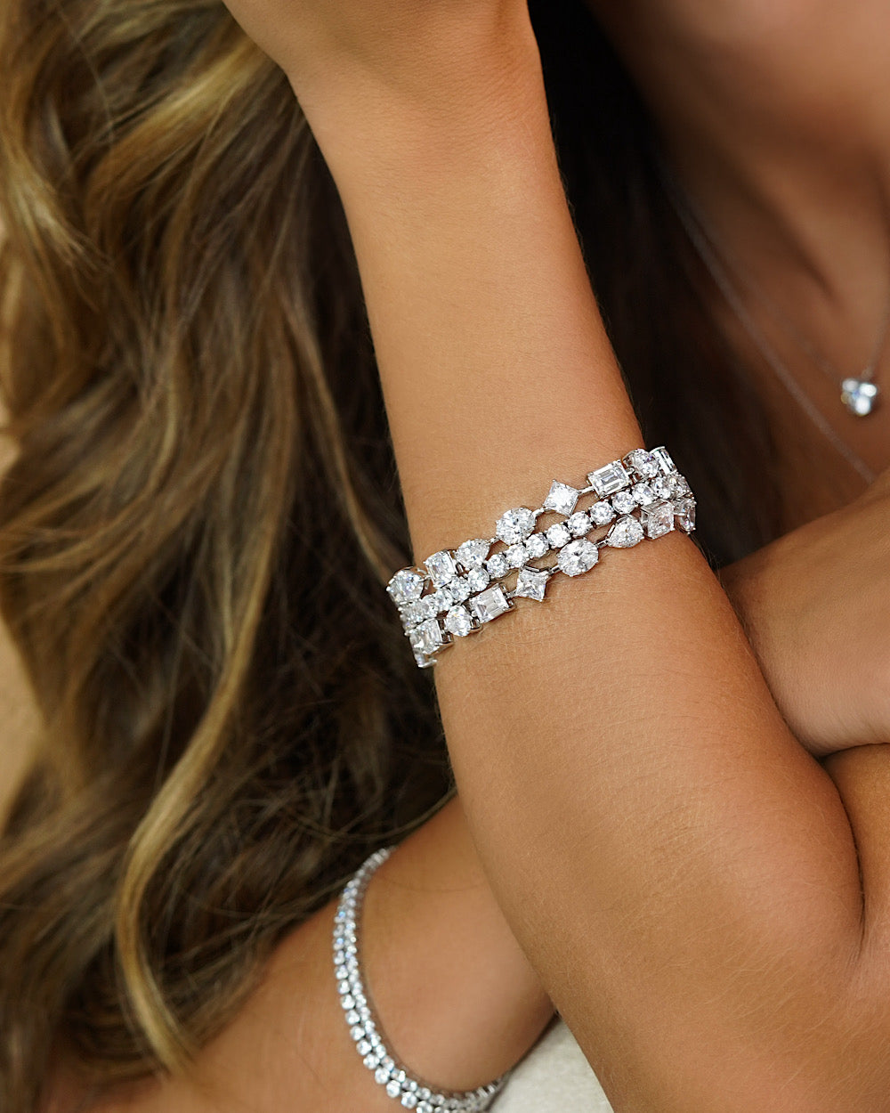 Pulseira Riviera Mixed Stones Luxury