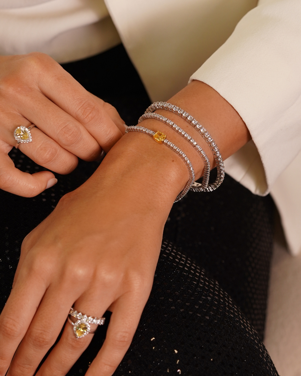 Anel Gota Immersive Fancy Yellow