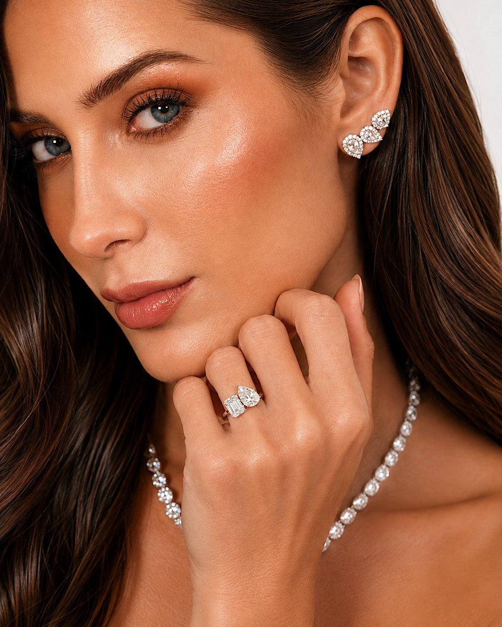 Ear Cuff J-Lo Moissanite