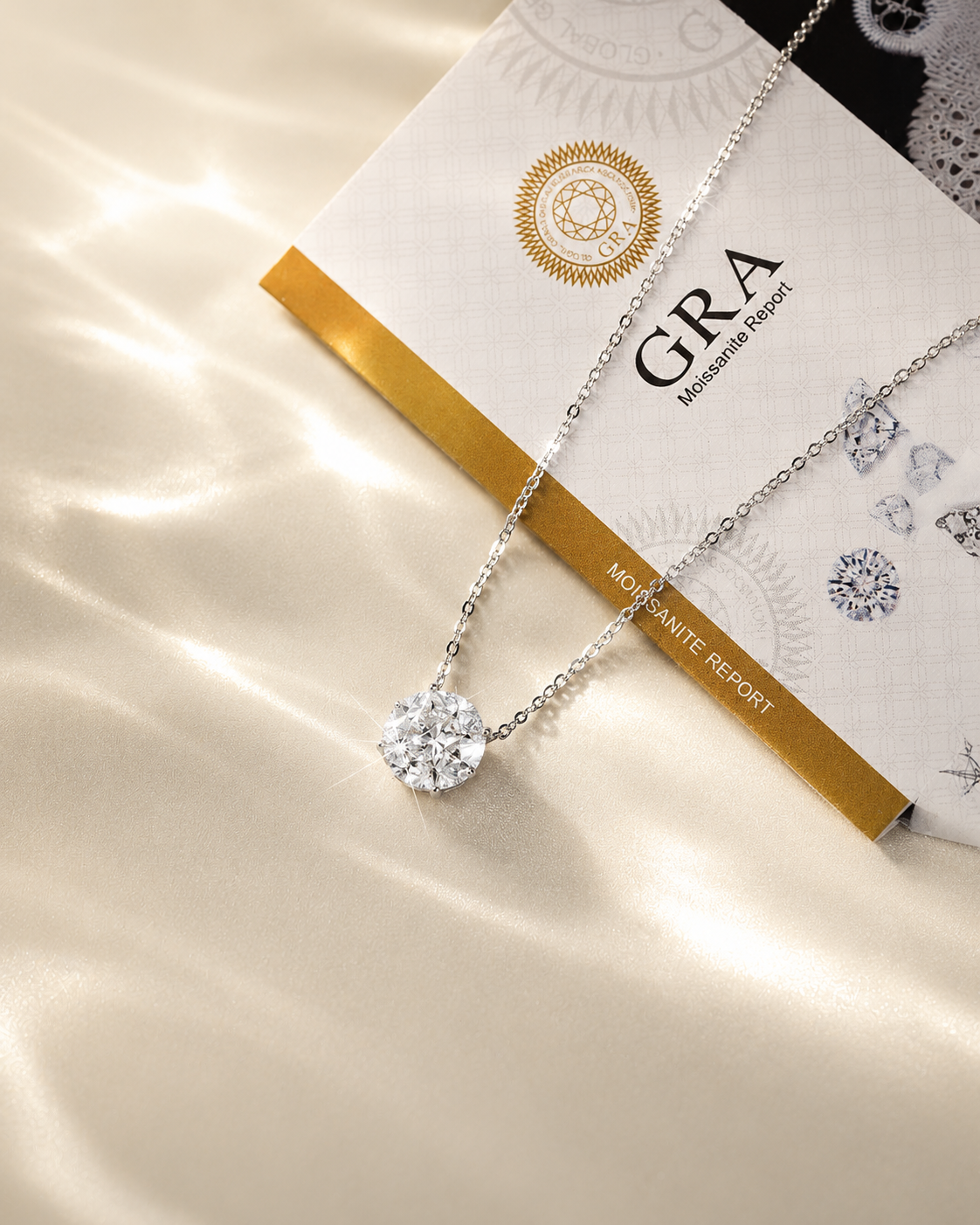 Colar Illusion Moissanite