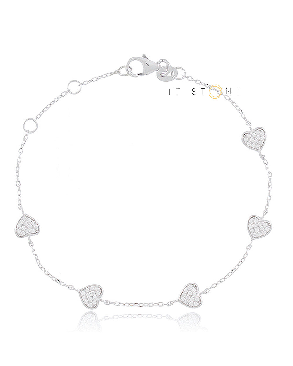 Pulseira Five Hearts