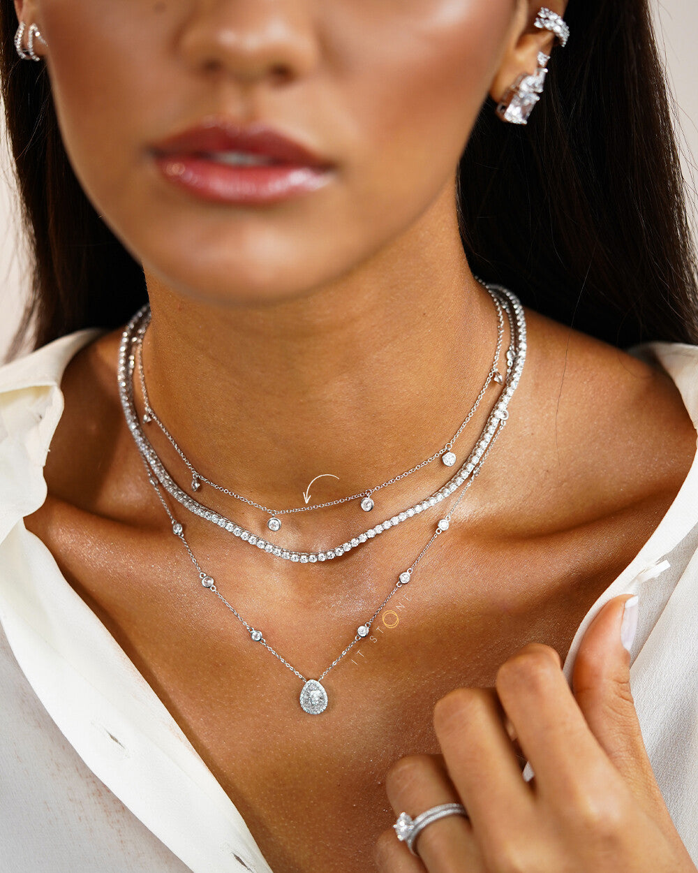 Choker Tiffy Angel Pontos de Luz