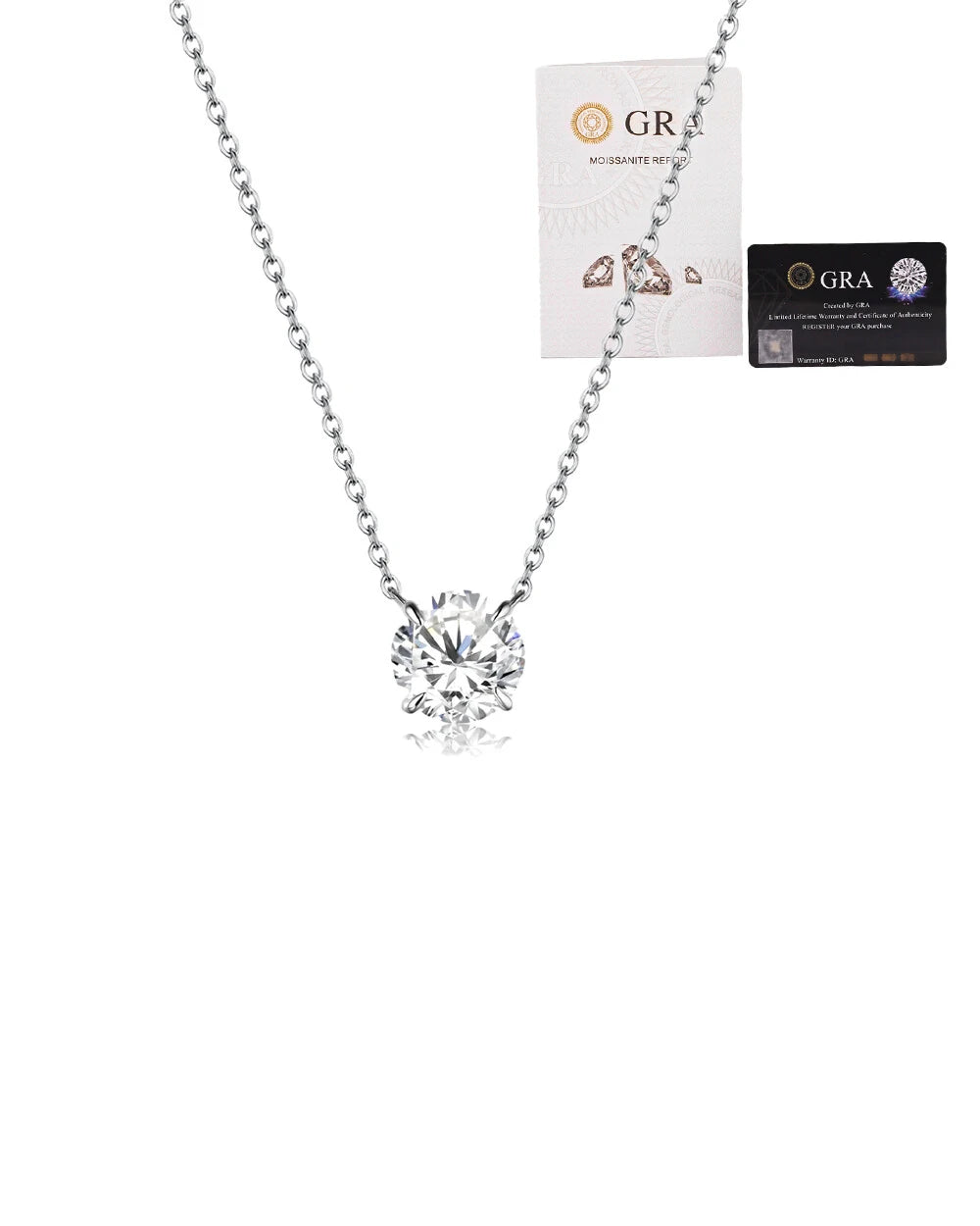 Colar Ponto de Luz Moissanite Classic 1ct