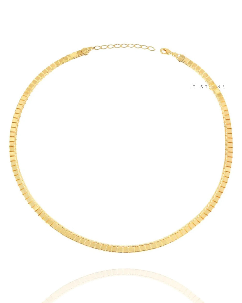 Choker New Plaquinhas Gold Luxo